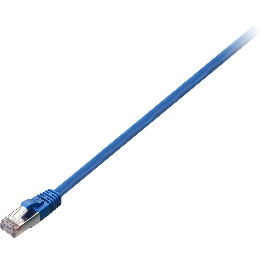V7 V7CAT6STP-01M-BLU-1E 1 m Category 6 Network Cable for Modem, Patch Panel, Network Card
