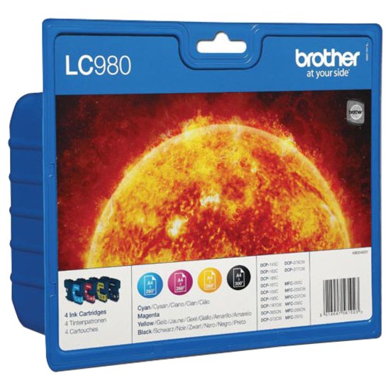 Brother LC-980VALBP Original Inkjet Ink Cartridge - Cyan, Magenta, Yellow Pack