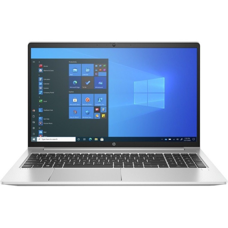 HP ProBook 455 G8 39.6 cm (15.6") Notebook - Full HD - 1920 x 1080 - AMD Ryzen 5 5600U Hexa-core (6 Core) 2.30 GHz - 8 GB Total RAM - 256 GB SSD - Pike Silver Aluminum