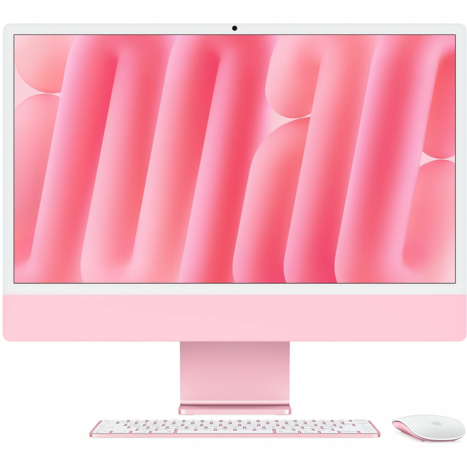 Apple iMac MWV43X/A All-in-One Computer - Apple M4 - 16 GB - 256 GB SSD - 24" 4.5K - Desktop - Pink