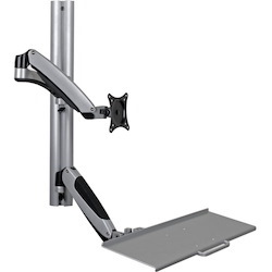 Eaton Tripp Lite Series Adjustable-Height Wall-Mount Sit-Stand Workstation, Single-Display