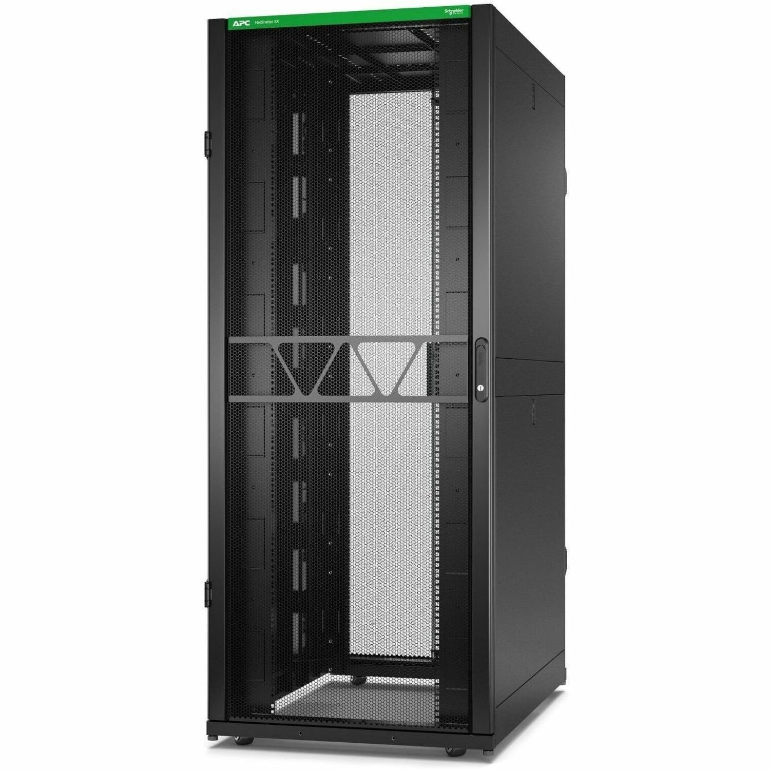 APC by Schneider Electric NetShelter SX Server Rack Gen 2, 42U, 1991H x 800W x 1200D mm, with Sides, Black