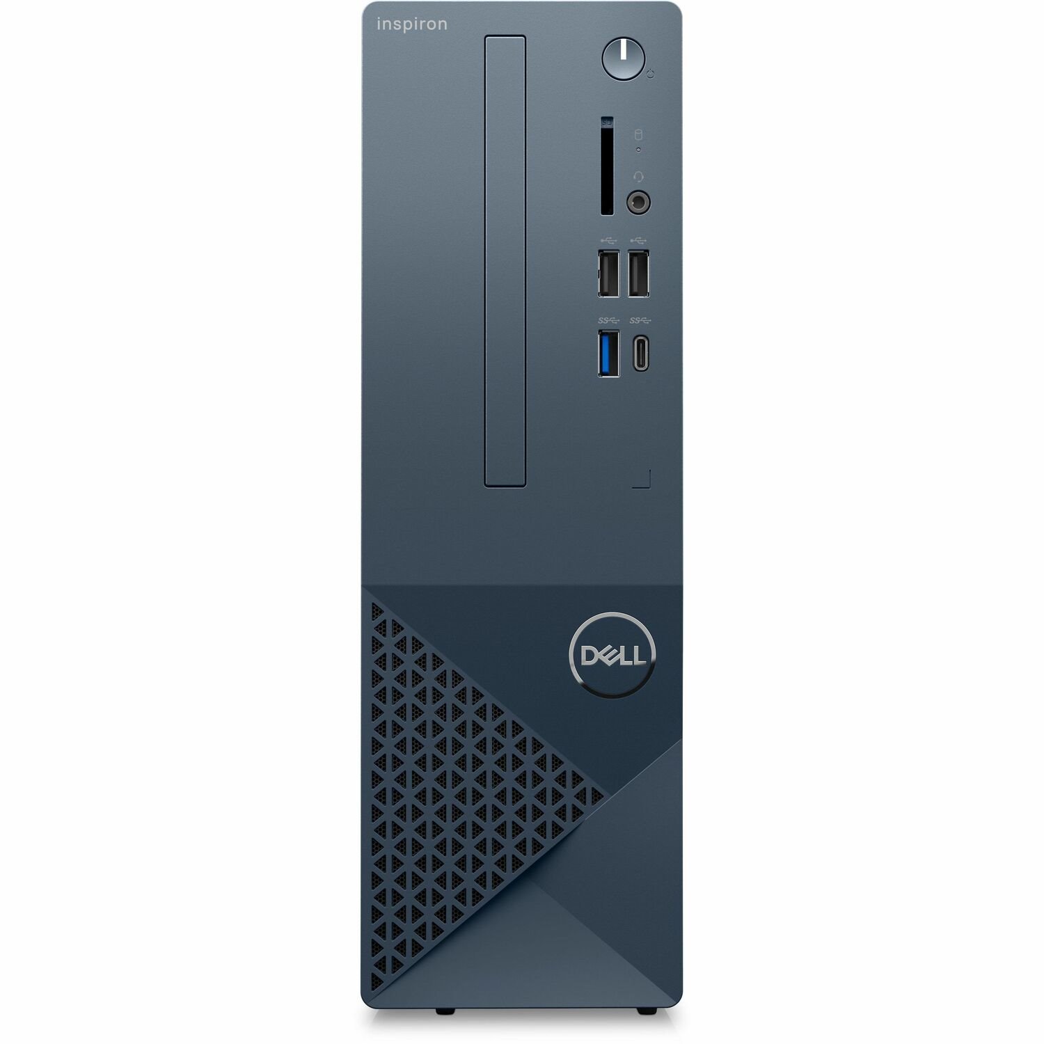 Dell Inspiron 3000 3030 Desktop Computer - Intel Core i5 12th Gen i5-12400 - 16 GB - 512 GB SSD - Small Form Factor - Black with Mist Blue Mesh