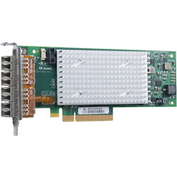 QLogic Enhanced Gen 5, Quad-Port, 16Gbps Fibre Channel-to-PCIe Adapter