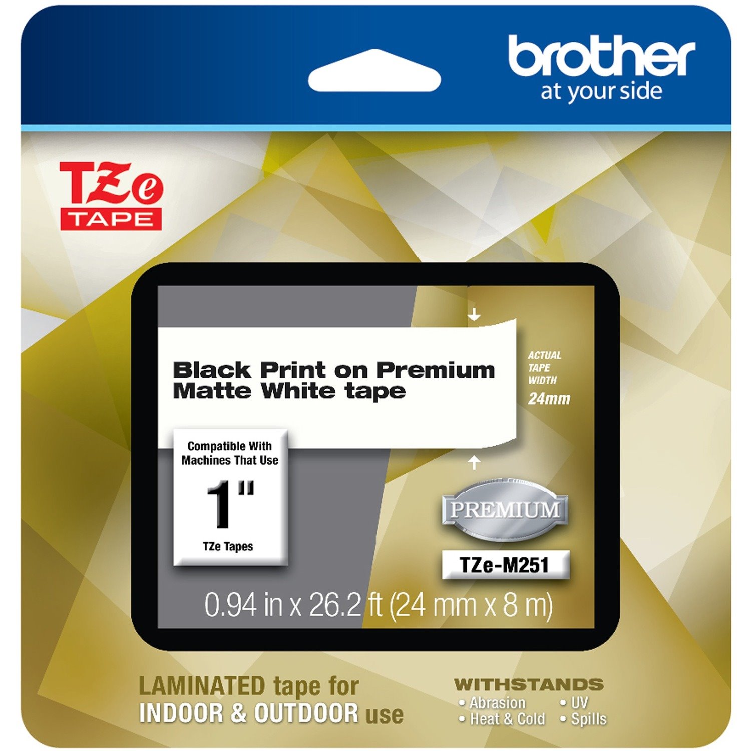 Brother TZe Premium TZeM251 Label Tape
