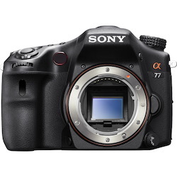 Sony alpha SLT-A77 24.3 Megapixel 3D Digital SLT Camera Body Only - Black