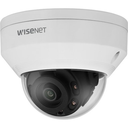 Wisenet LNV-6022R 2 Megapixel Outdoor HD Network Camera - Color, Monochrome - Dome - Signal White