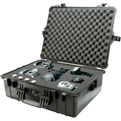 Pelican 1600 Large Protector Case Black With Pick N Pluck Foam Insert