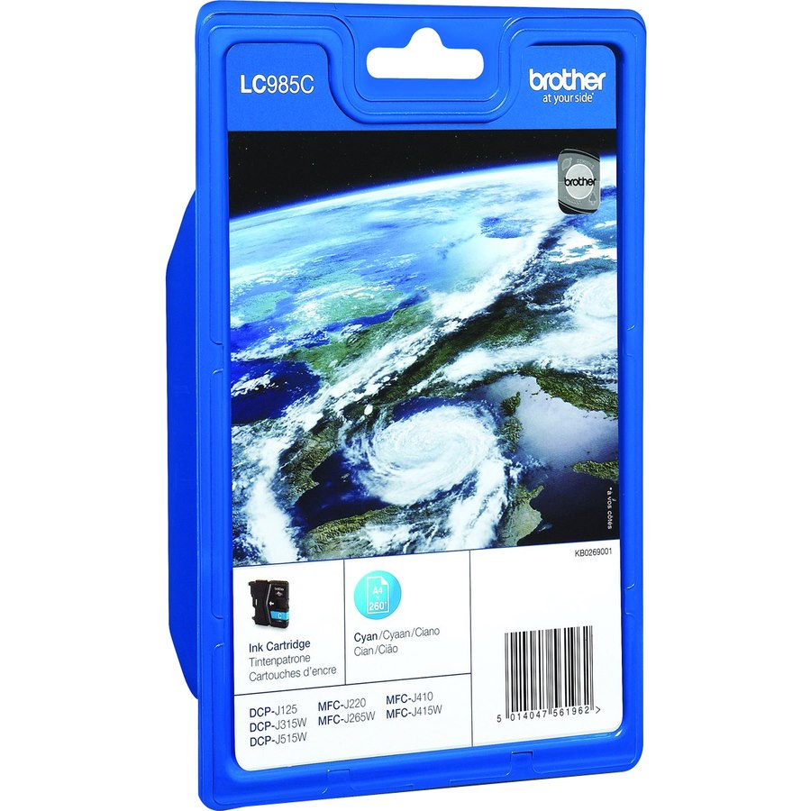 Brother LC985C Original Inkjet Ink Cartridge - Cyan - 1 Pack