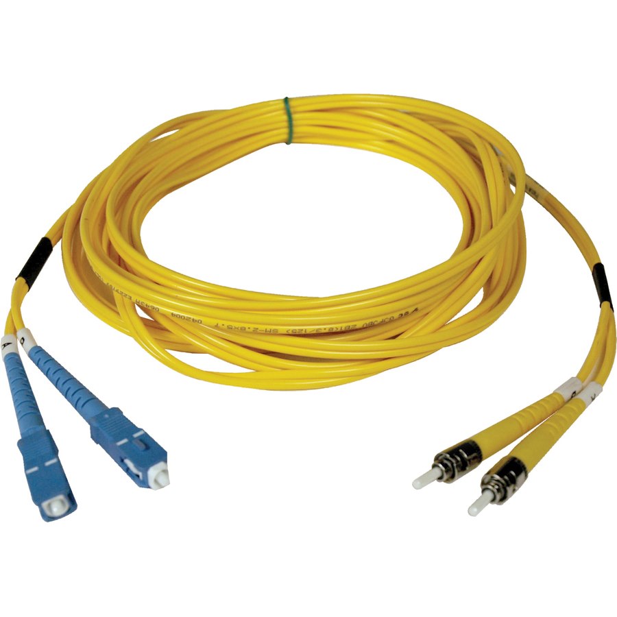 Eaton Tripp Lite Series Duplex Singlemode 9/125 Fiber Patch Cable (SC/ST), 1M (3 ft.)