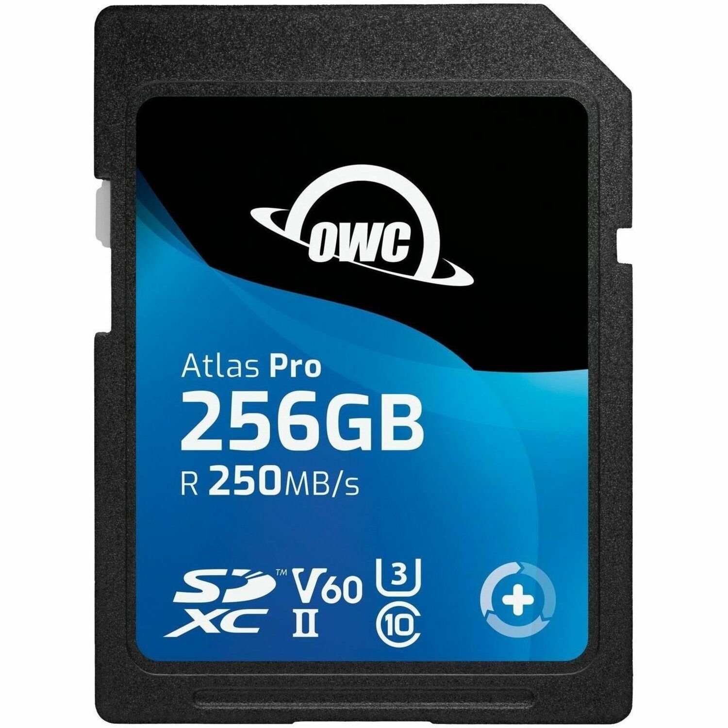 OWC Atlas Pro 256 GB Class 10/UHS-II (U3) V60 SDXC - 1 Pack - TAA Compliant