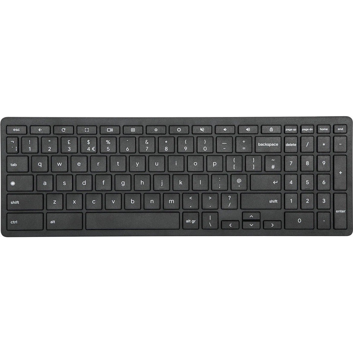 Targus AKB872UK Keyboard - Wireless Connectivity - English (UK) - QWERTY Layout - Black