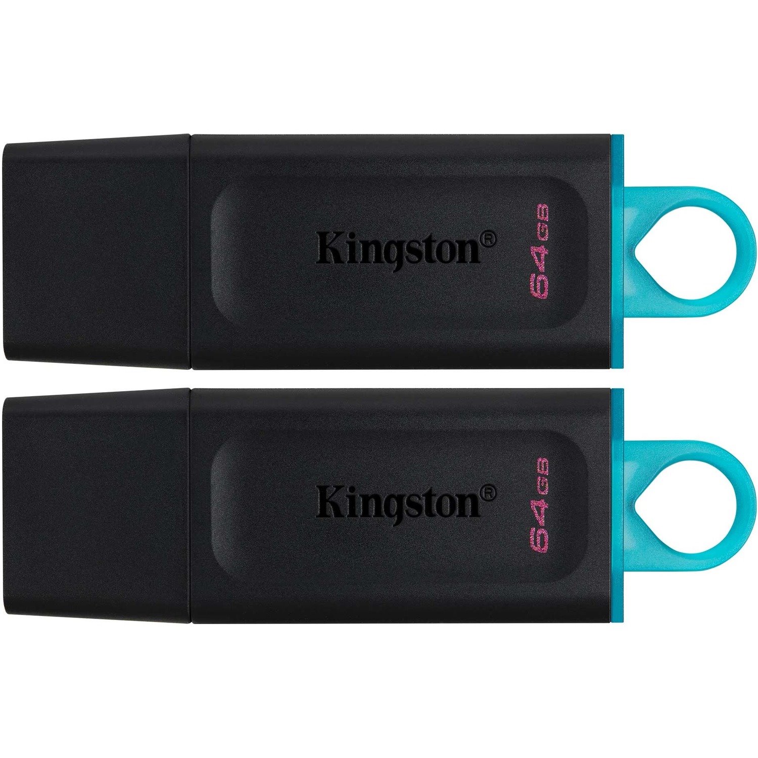 Kingston DataTraveler Exodia DTX 64 GB USB 3.2 (Gen 1) Flash Drive - Black, Teal