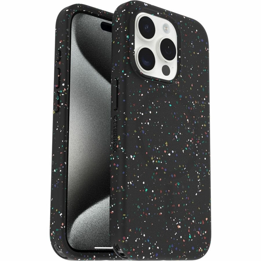 OtterBox Core Case for Apple iPhone 15 Pro Smartphone - Grippy Texture - Carnival Night (Black)