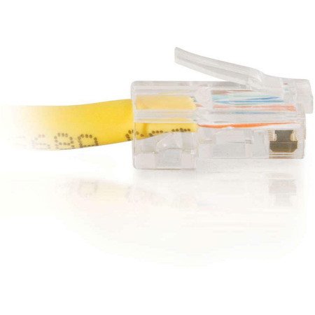C2G-14ft Cat5e Non-Booted Crossover Unshielded (UTP) Network Patch Cable - Yellow