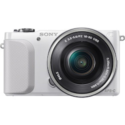 Sony alpha NEX-3N 16.1 Megapixel Mirrorless Camera with Lens - 0.63" - 1.97" - White