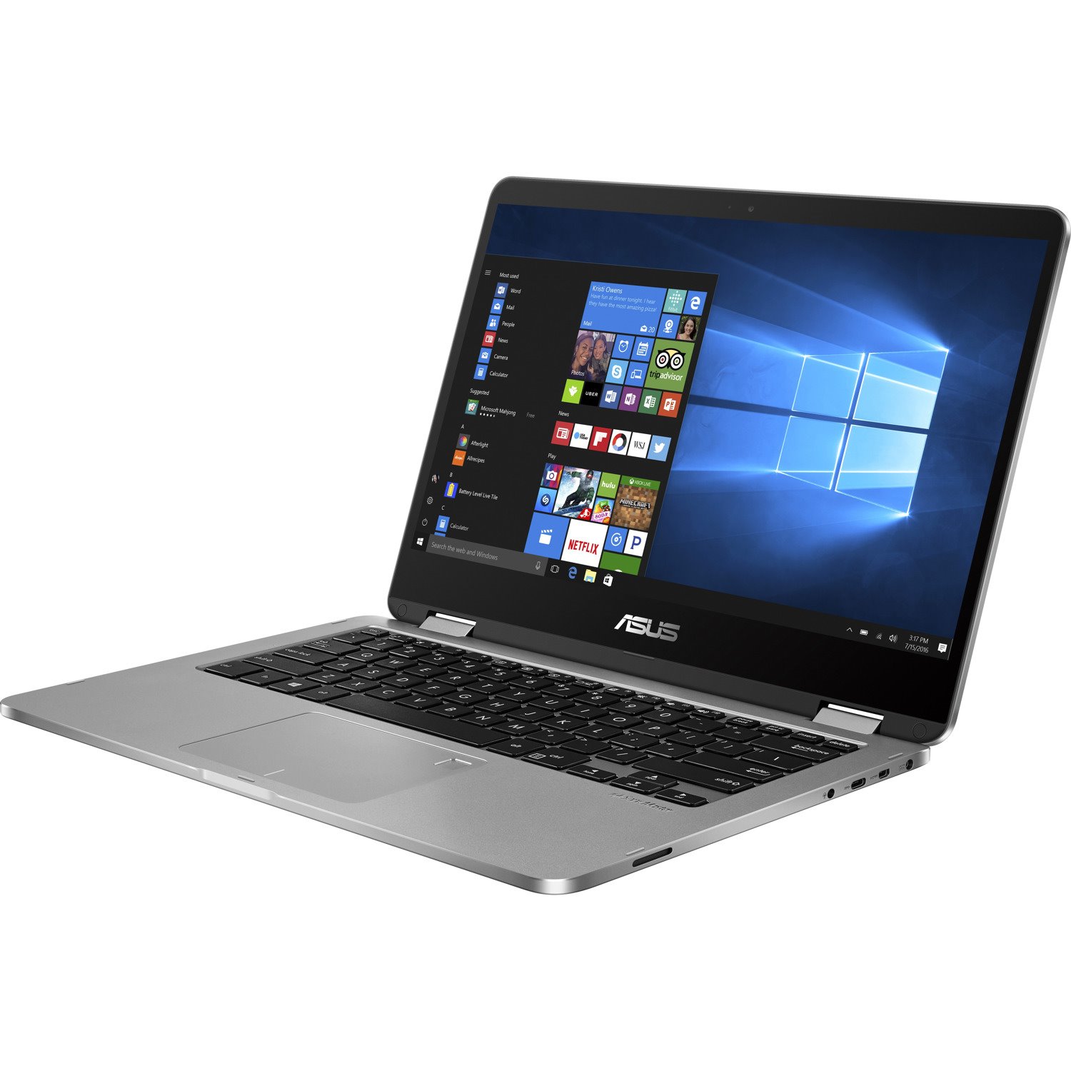 Asus VivoBook Flip 14 J401MA J401MA-DB02 14" Touchscreen Notebook - HD - Intel Celeron N4020 - 4 GB - 64 GB Flash Memory