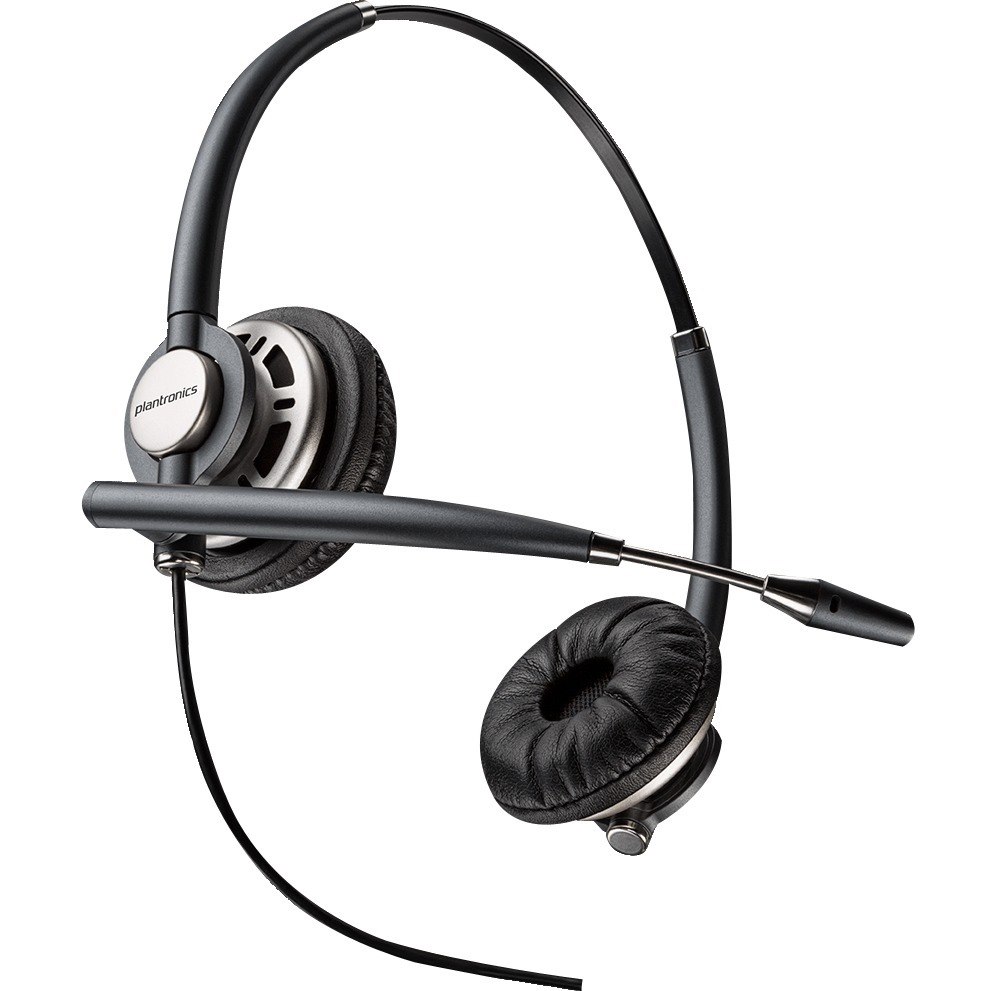 Plantronics EncorePro HW720 Wired Over-the-head Stereo Headset - Dark Grey