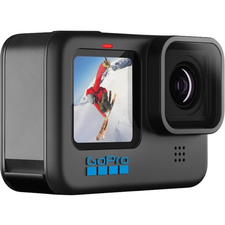 GoPro HERO10 Yes Digital Camcorder - LCD Touchscreen - 1/2.3" CMOS - High Dynamic Range (HDR) - 5.3K - Black