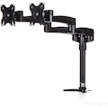 StarTech.com Desk Mount Dual Monitor Arm, Dual Articulating Monitor Arm, Height Adjustable, For VESA Monitors up to 24" (29.9lb/13.6kg)