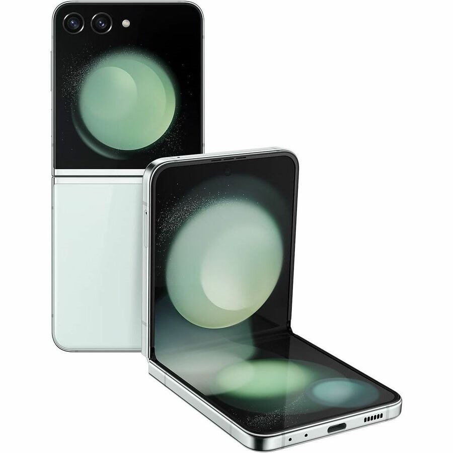 Samsung Galaxy Z Flip5 SM-F731W 512 GB Smartphone - 6.7" Flexible Folding Screen Dynamic AMOLED Full HD Plus 2640 x 1080 - Octa-core (3.36 GHz 2.80 GHz 2 GHz) - 8 GB RAM - Android 13 - 5G - Mint