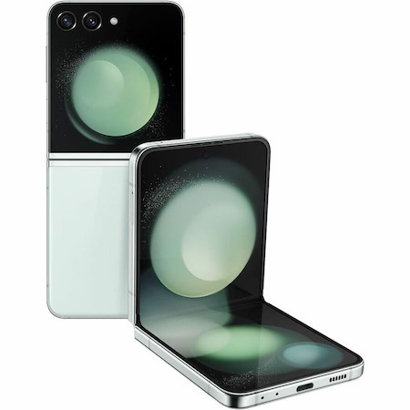 Samsung Galaxy Z Flip5 SM-F731W 256 GB Smartphone - 6.7" Flexible Folding Screen Dynamic AMOLED Full HD Plus 2640 x 1080 - Octa-core (3.36 GHz 2.80 GHz 2 GHz) - 8 GB RAM - Android 13 - 5G - Mint