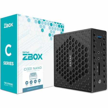 Zotac ZBOX ZBOX-CI331NANO-U Barebone System - Mini PC - Intel Celeron N5100 1.10 GHz Quad-core (4 Core)