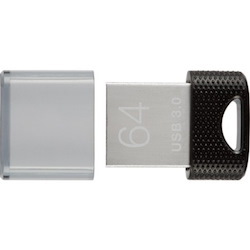 PNY Elite-X Fit 64 GB USB 3.0 Flash Drive - Black