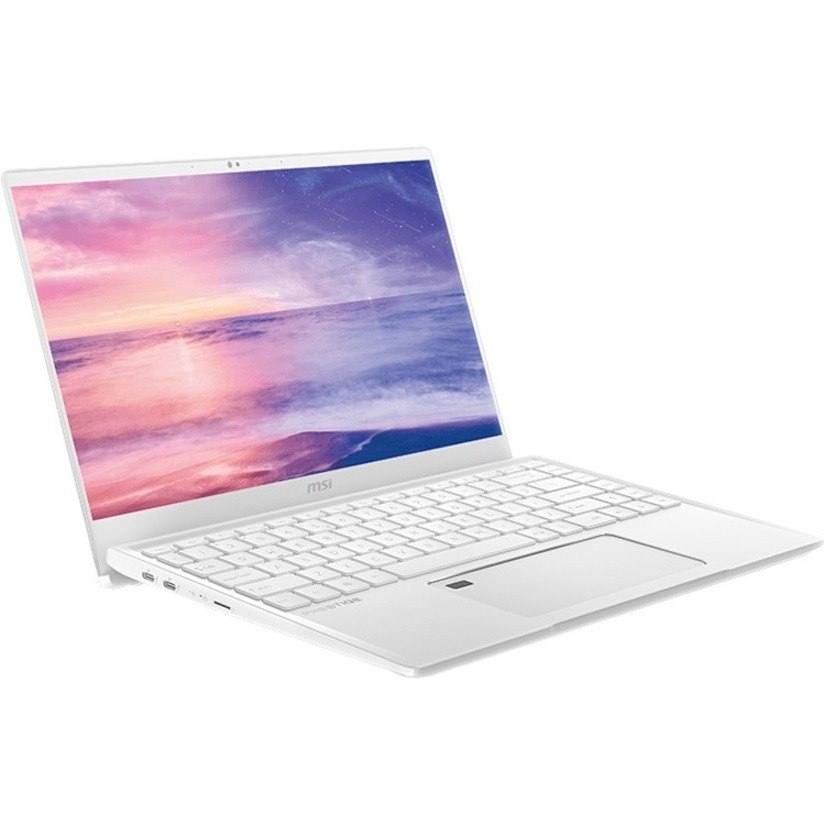 MSI Prestige 14 in Notebook - 4K UHD - Intel Core i7 10th Gen i7-10510U - 16 GB - 512 GB SSD - W11P - White