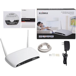 Edimax BR-6478AC V2 Wi-Fi 5 IEEE 802.11ac Ethernet Wireless Router