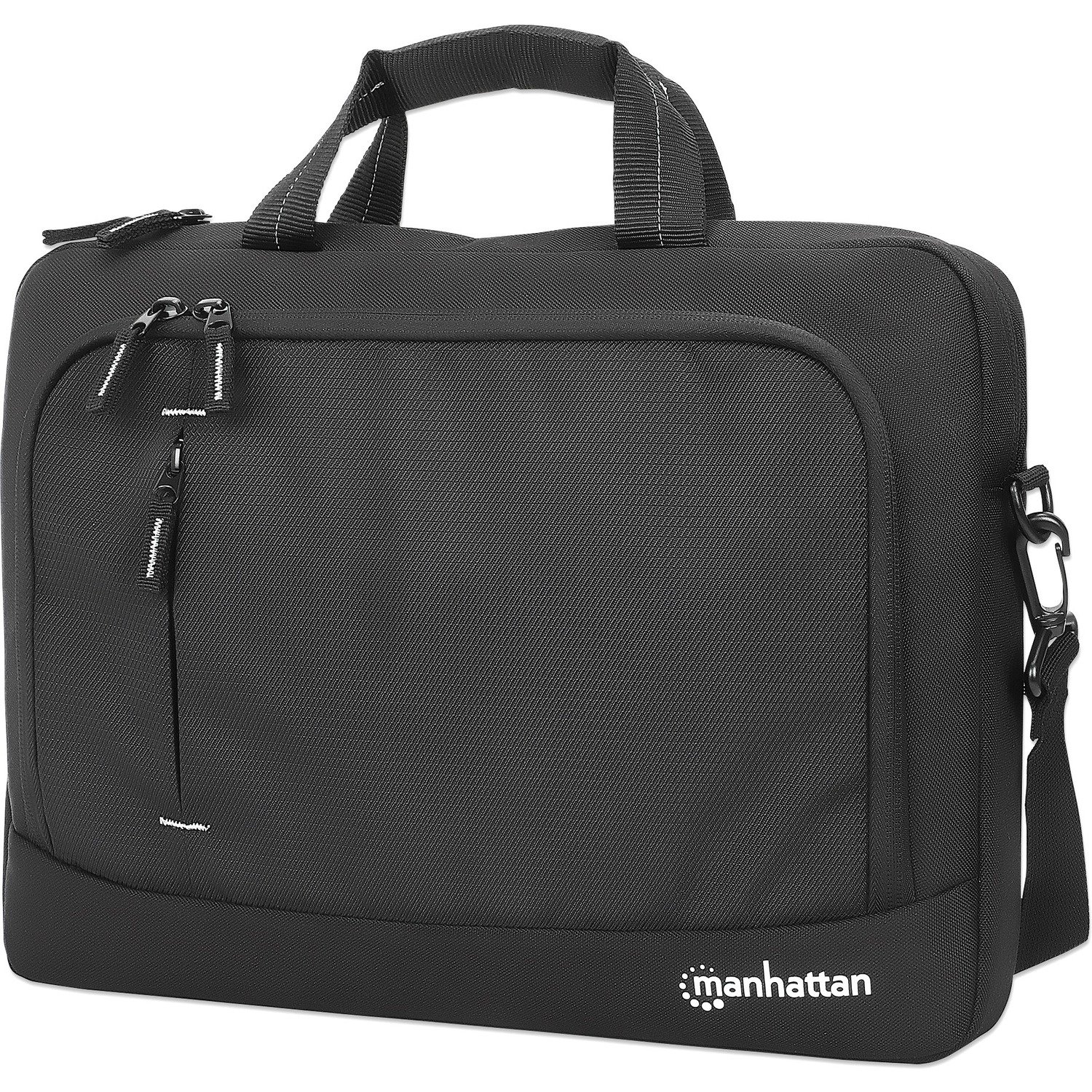 Manhattan Helsinki Carrying Case (Briefcase) for 35.8 cm (14.1") Notebook, Ultrabook - Black