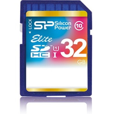 Silicon Power Elite 32 GB Class 10/UHS-I SDHC