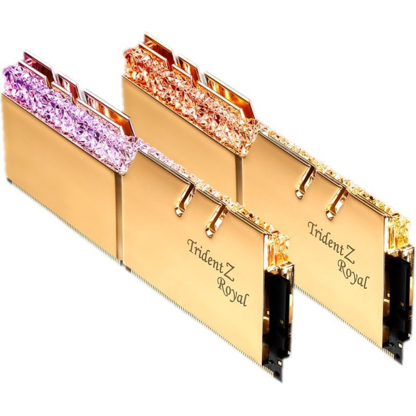 G.SKILL Trident Z Royal RAM Module - 16 GB (2 x 8GB) - DDR4-3200/PC4-25600 DDR4 SDRAM - 3200 MHz - CL16 - 1.35 V