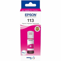 Epson EcoTank 113 Ink Refill Kit - Pigment Magenta - Inkjet