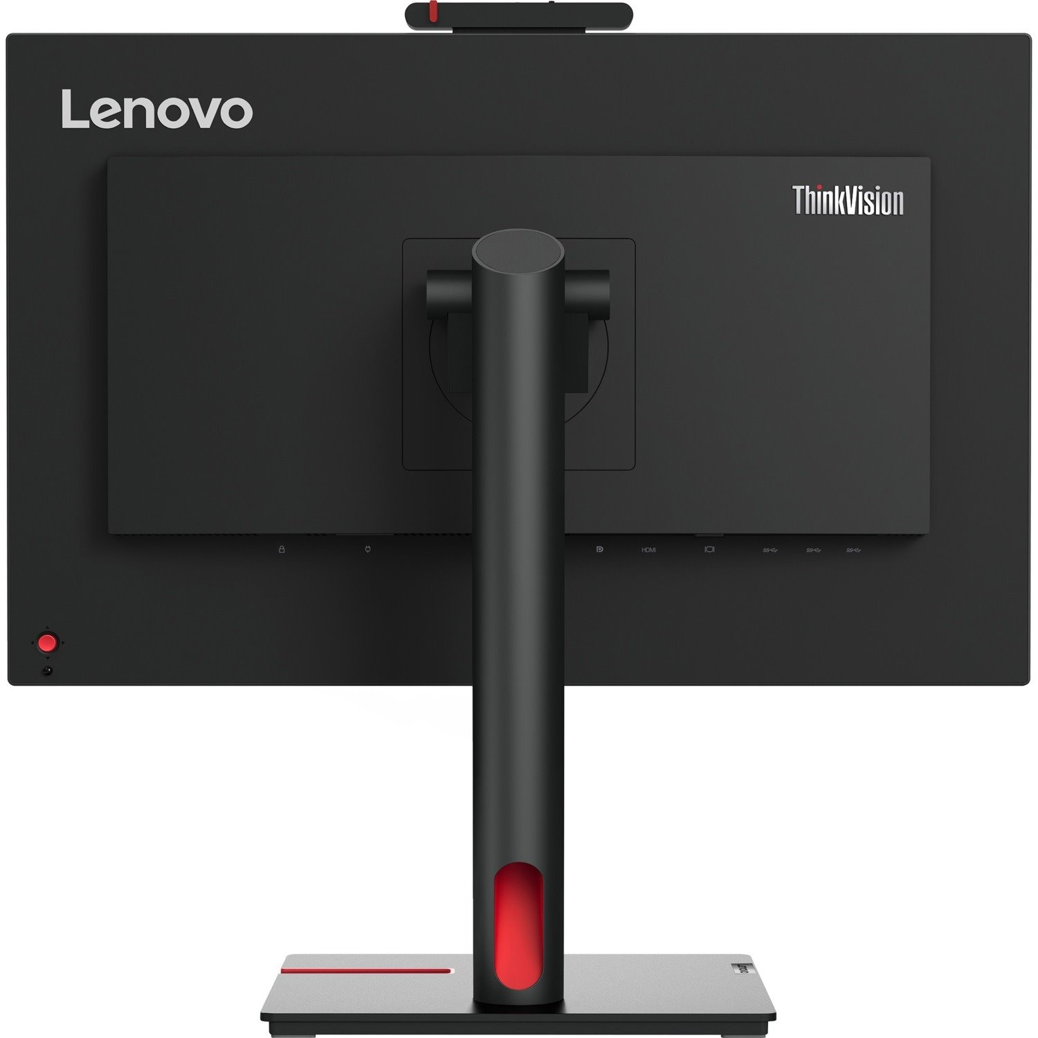 Lenovo ThinkVision T24v-30 24" Class Webcam Full HD LCD Monitor - 16:9 - Raven Black