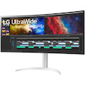 LG Ultrawide 38BP85C-W 37.5" UW-QHD+ Curved Screen Gaming LCD Monitor - 21:9 - Black, White, Silver