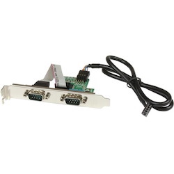 StarTech.com Motherboard Serial Port - Internal - 2 Port - Bus Powered - FTDI USB to Serial Adapter - USB to RS232 Adapter