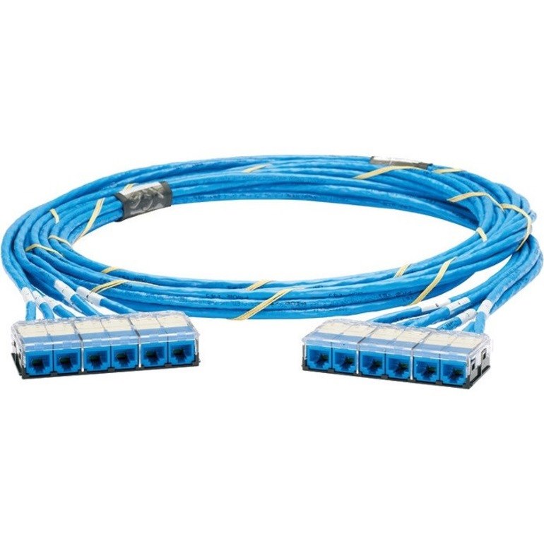 Panduit Category 6A,UTP Vari-MaTriX Riser Blue Cable with Blue Cassette to Blue Cassette