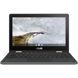 Asus Chromebook Flip C214 C214MA-YZ02T 11.6" Touchscreen Rugged Convertible Chromebook - HD - 1366 x 768 - Intel Celeron N4020 Dual-core (2 Core) 1.10 GHz - 4 GB Total RAM - 32 GB Flash Memory - Dark Gray, Black