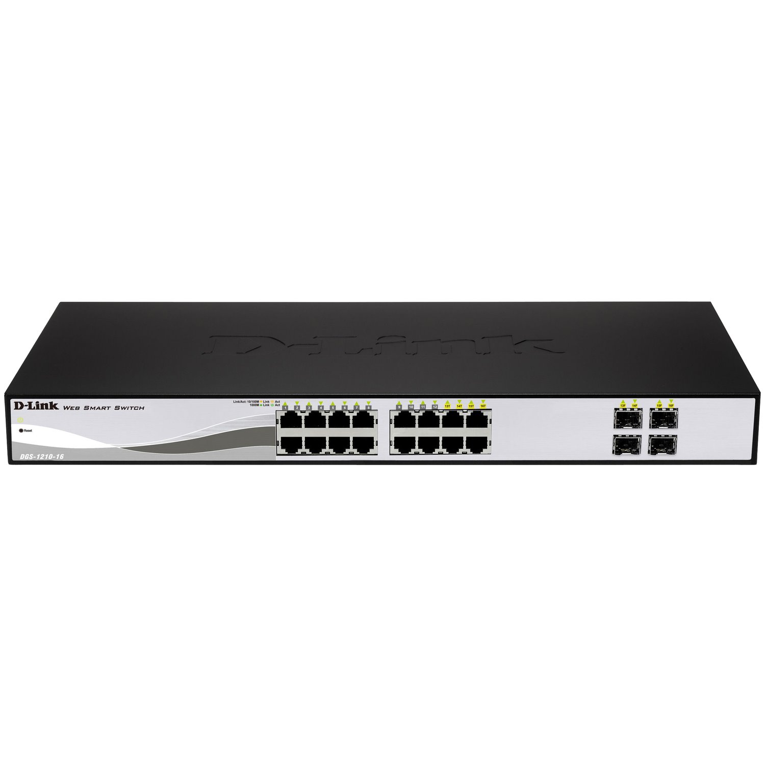 D-Link DGS-1210 DGS-1210-20 20 Ports Manageable Ethernet Switch - Gigabit Ethernet - 10/100/1000Base-T, 1000Base-X