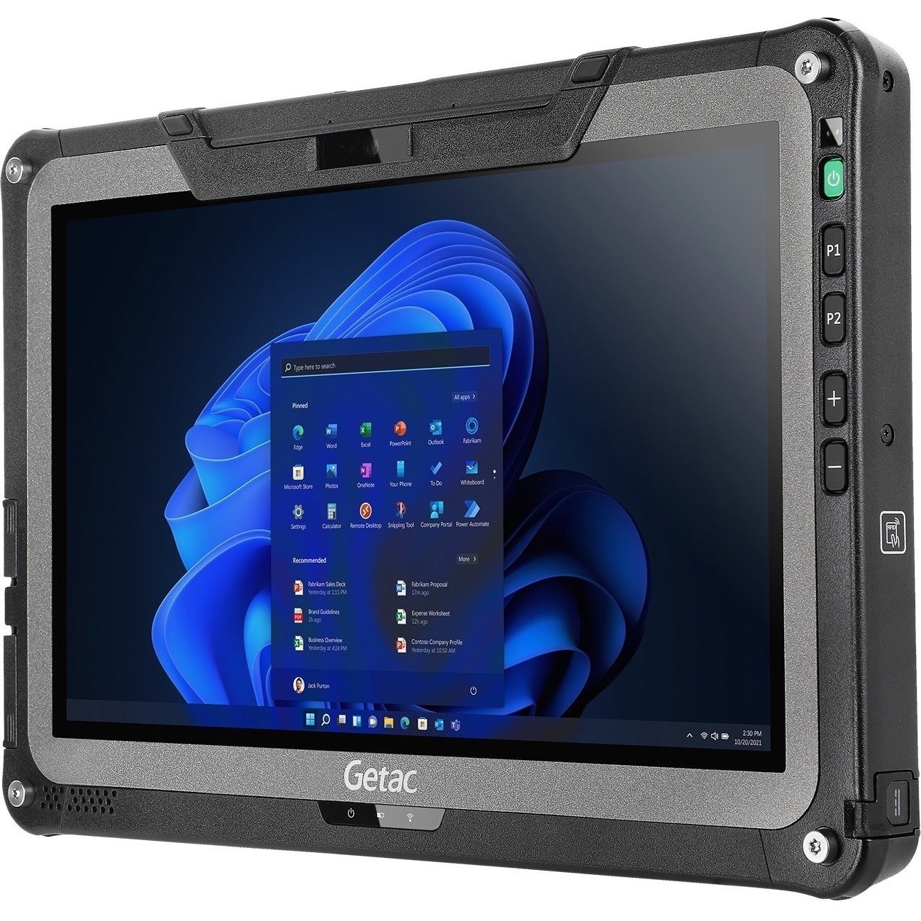 Getac F110 Rugged Tablet - 11.6" Full HD - 16 GB - 256 GB SSD - Windows 11 Pro 64-bit - 4G