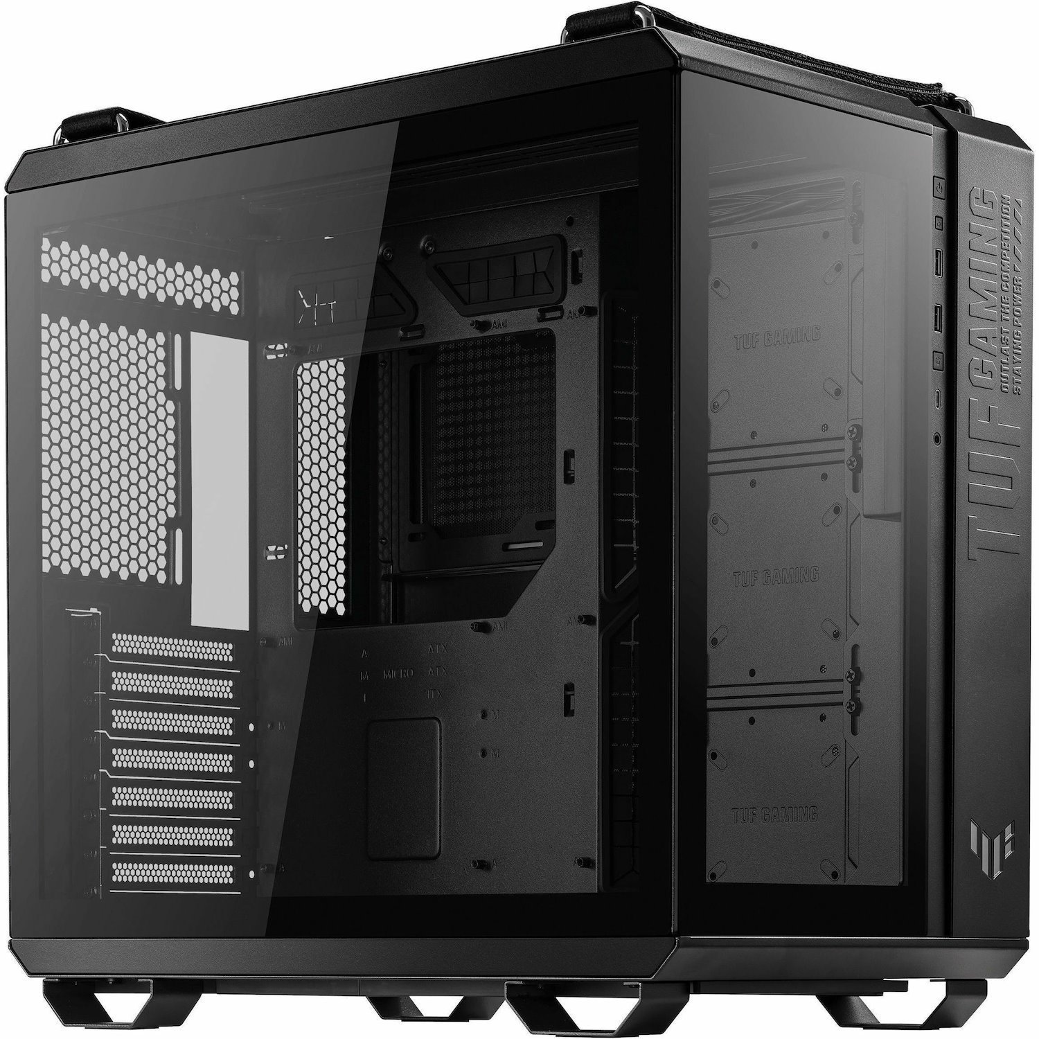 TUF GT502 Gaming Computer Case - ATX Motherboard Supported - Mid-tower - Tempered Glass - Black