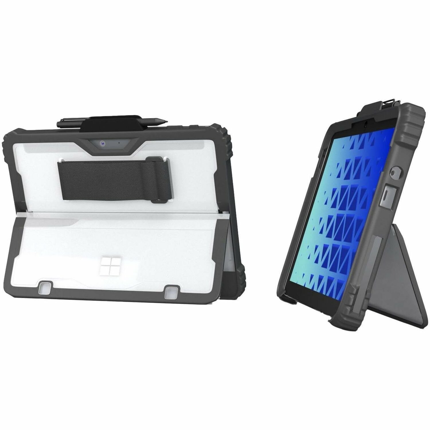 MAXCases Extreme Shell Rugged Case for Microsoft Surface Pro 9 Tablet - Black