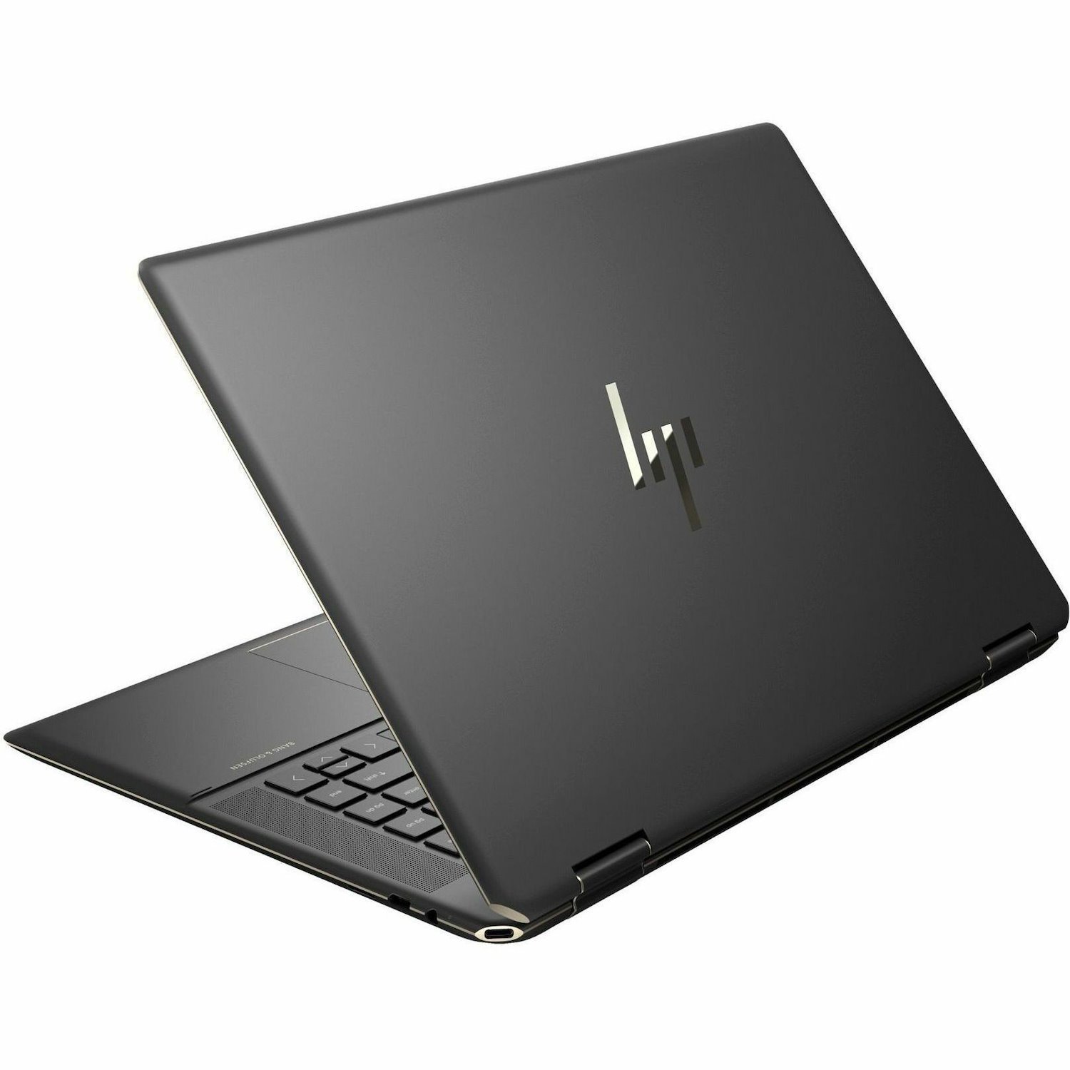 HP Spectre x360 16-f2000 16-f2023dx 16" Touchscreen Convertible 2 in 1 Notebook - UHD+ - Intel Core i7 13th Gen i7-1360P - Intel Evo Platform - 16 GB - 1 TB SSD - Nightfall Black Aluminum, Pale Brass Accent