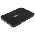 StarTech.com Drive Enclosure SATA/600 - USB 3.1 Micro-B Host Interface - UASP Support External - Black