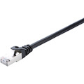 V7 V7CAT6STP-01M-BLK-1E 1 m Category 6 Network Cable for Modem, Patch Panel, Network Card