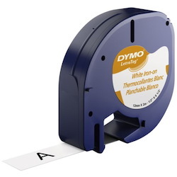 Dymo DY LT Iron 0.5Inx6.5In 12MMX2M BLK/WHT T