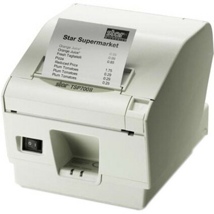 Star Micronics futurePRNT TSP743-24II Desktop Direct Thermal Printer - Colour - Label/Receipt Print - With Cutter - White