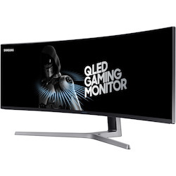 Samsung C49HG90 49" Class Double Full HD (DFHD) Curved Screen Gaming LCD Monitor - 32:9 - Charcoal Black