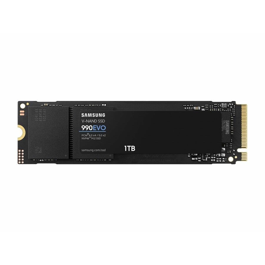 Samsung 990 EVO 1 TB Solid State Drive - M.2 2280 Internal - PCI Express NVMe (PCI Express NVMe 4.0 x4) - Black